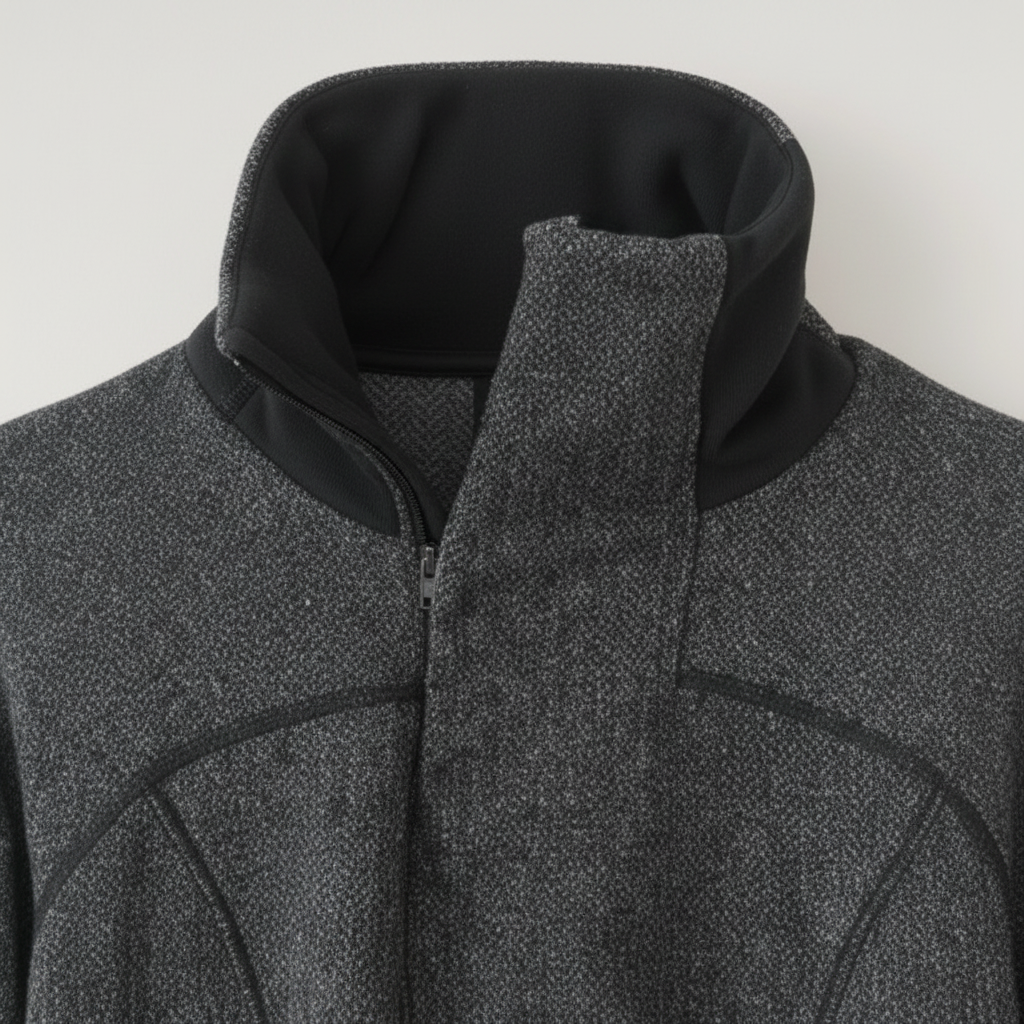 Detail - fabric and collar